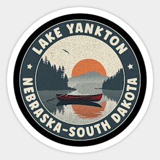 Lake Yankton Nebraska-South Dakota Sticker